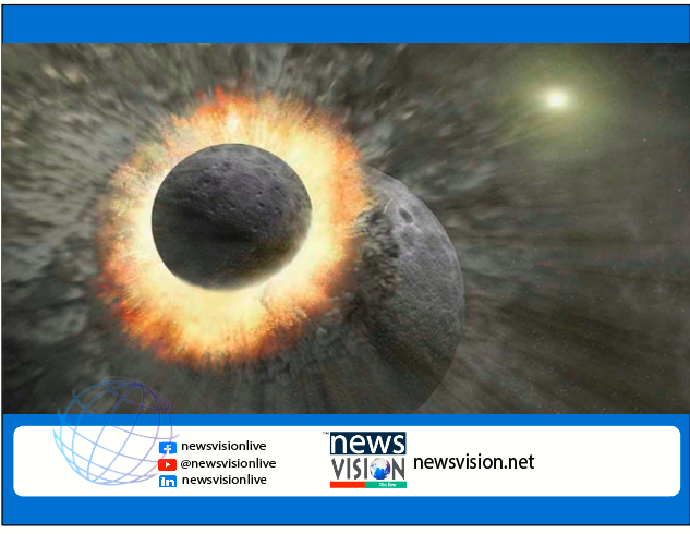 সৌরজগতের গঠন শুরু হওয়ার প্রায় ছয় কোটি বছর পর চাঁদ গঠিত হয়েছে